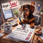 Utstilling med valpeshow for dachshund